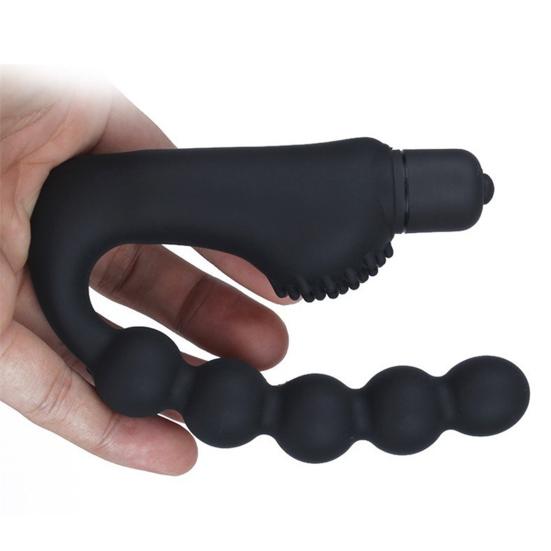 Anal Plug Massager Compact Easy to Enter Vibrator Butt Plug Sex Toy Accessories for Couples