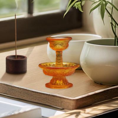 Glas Opferkelch Segensfruchtschale Tempelrituale Dekoration Altarzubehör Schale Anbetung