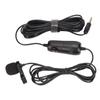 S2 Lavalier Microphone Professional Lapel Mic with 6.5mm Adapter for Recording Video Vlogs Podcasts Interviews