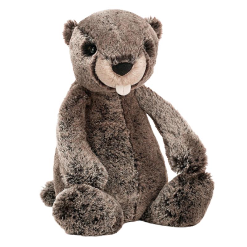 

JELLYCAT Woods Animals Series Shy Groundhog Doll Plush Doll Sitting 31cm High