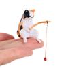 DIY Fishing Kittens Aquascape Decorative Cat Fishing Ornament New Fishing Cat Ornaments  Fish Tank