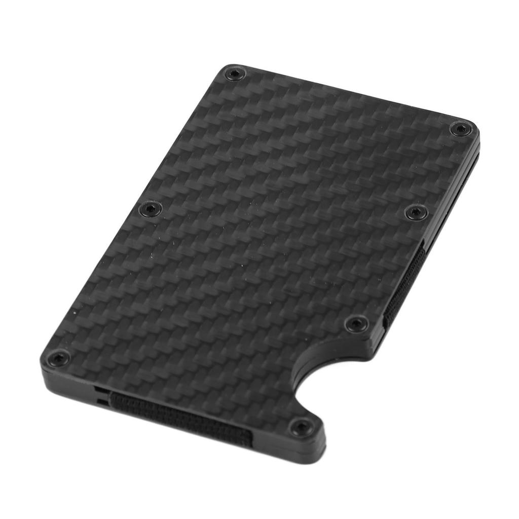 קופסת מחזיק כרטיסי אשראי עם קליפס קיבולת גדולה נגד גניבה חוסם RFID נרתיק לכרטיסי אשראי עבור