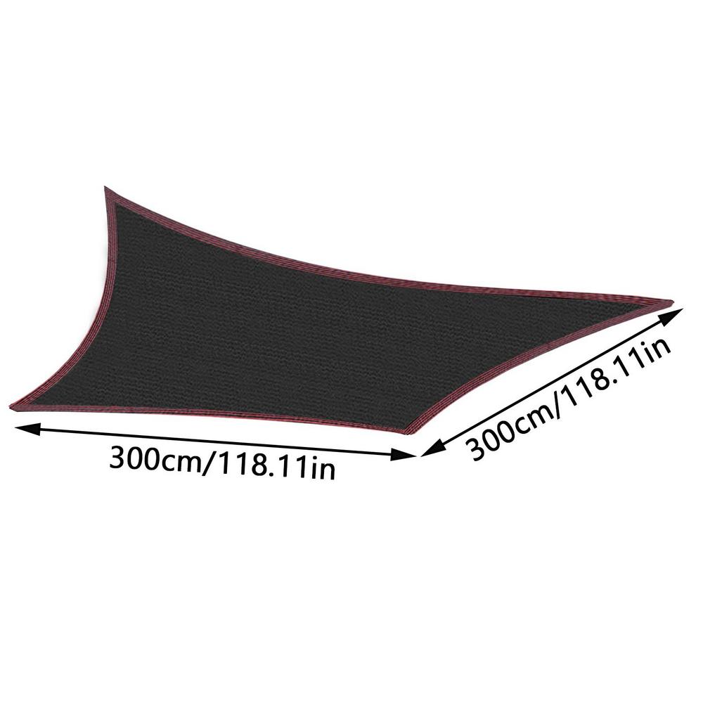 Black 95 Anti-UV Sun Shade Net Gazebo Shelter Outdoor Pergola Canopy Sun Cover Agriculture Greenhouse Sunshade Net For Pool