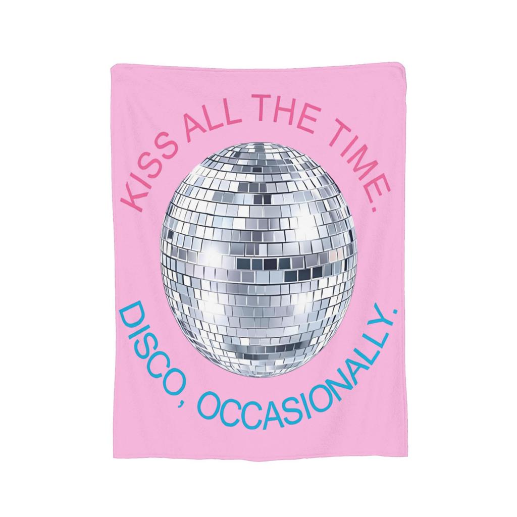 Kiss Hs Disco Kiss All The Time Fleece Blanket Harrys Music Styles Funny Throw Blanket Sofa Bedding Lounge 150*125Cm Bedspread