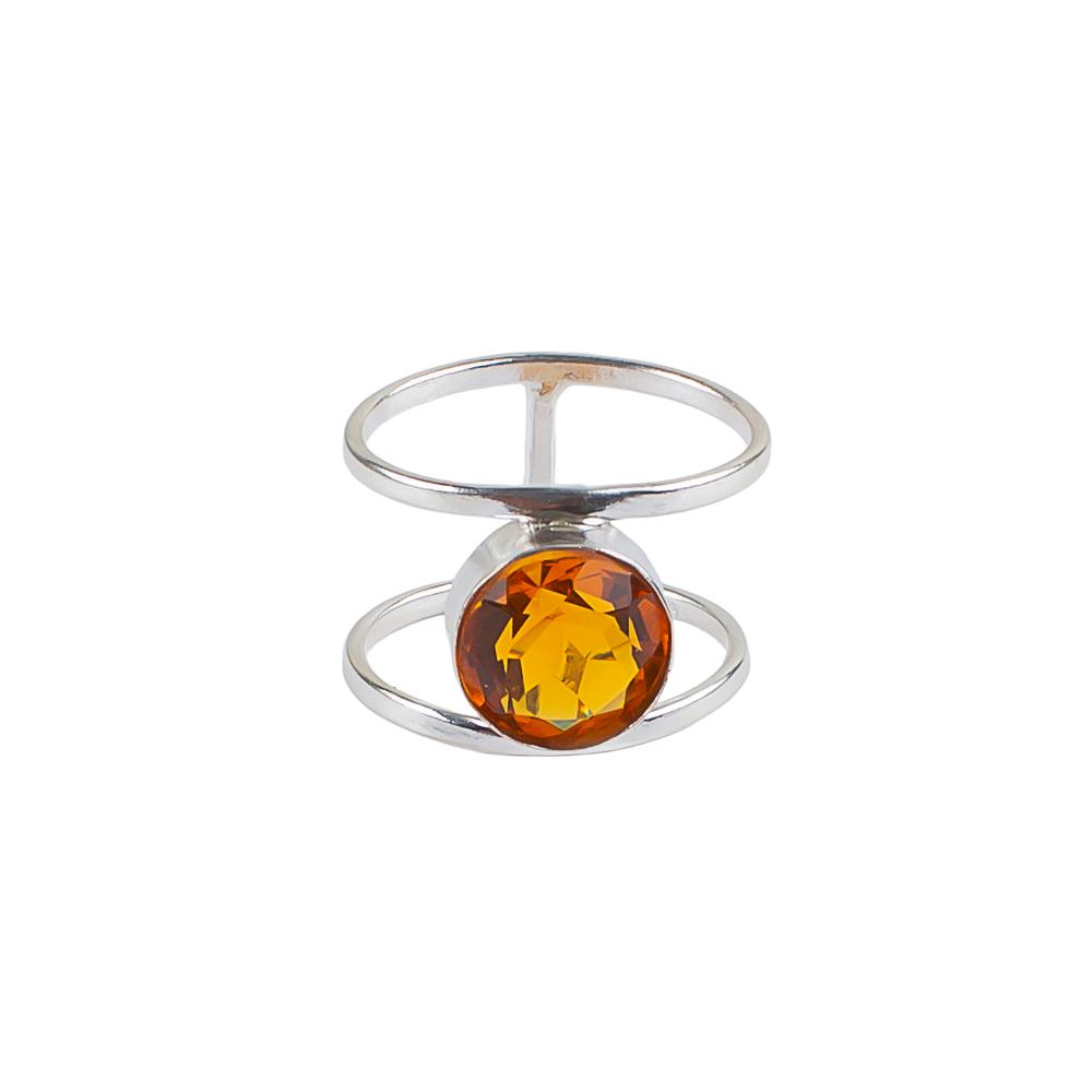 Natural Citrine Gemstone 925Sterling Silver Jewelry Handmade Dainty Ring For Her RR-13-4