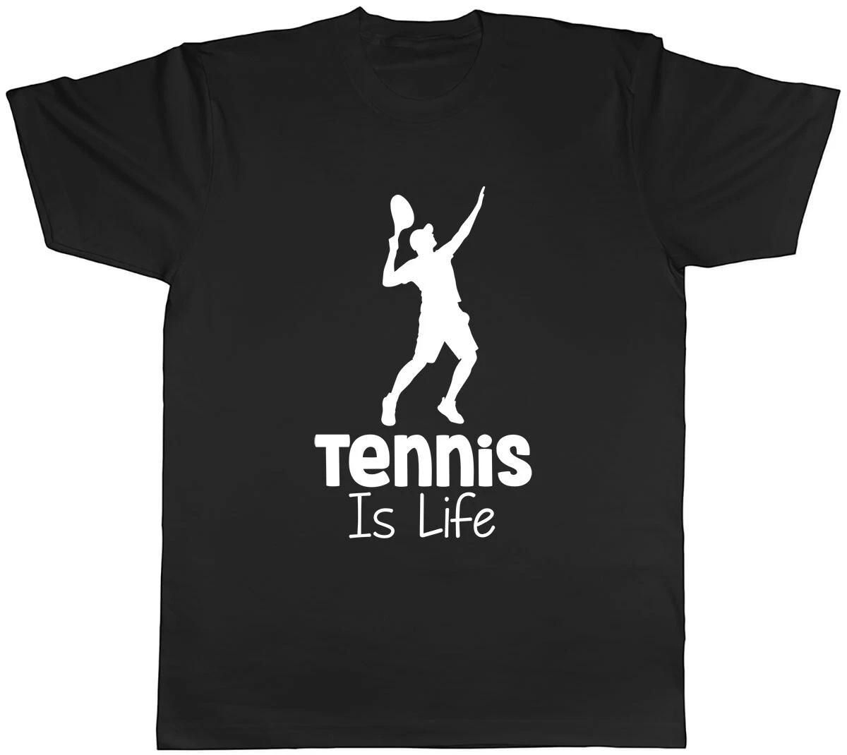 Tennis is Life Mens Unisex T-Shirt Tee XS