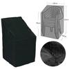 210D rain and snow proof, dust proof, wind proof, UV proof, outdoor garden patio chair cover, outdoor chair cover waterproof