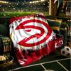 Atlanta Basketball Throws Blanket Flannel Blankets Plush for Couch Bed Gifts for Men Women Travel picnic blanket Christmas fan gifts