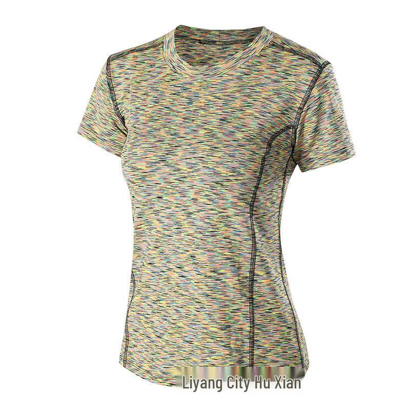 Women's Quick-Dry Slim Fit Korean Style Yoga T-Shirt: Casual, Professional, Fitness & Running Short Sleeve