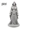 Bedroom Desk Decoration 3D Printed Witch Statue, European Style Mysterious Figurine with Fine Creative Texture & Stable Base, Compact Desktop Ornament