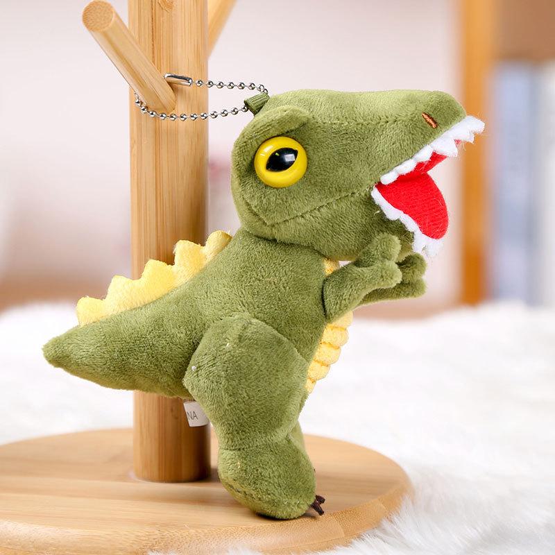 

Милый кулон-брелок в виде куклы Тираннозавра Рекса, маленькая кукла, украшение, плюшевая игрушка, подарок для девочки, тряпичная кукла About 14cm/0.03kg