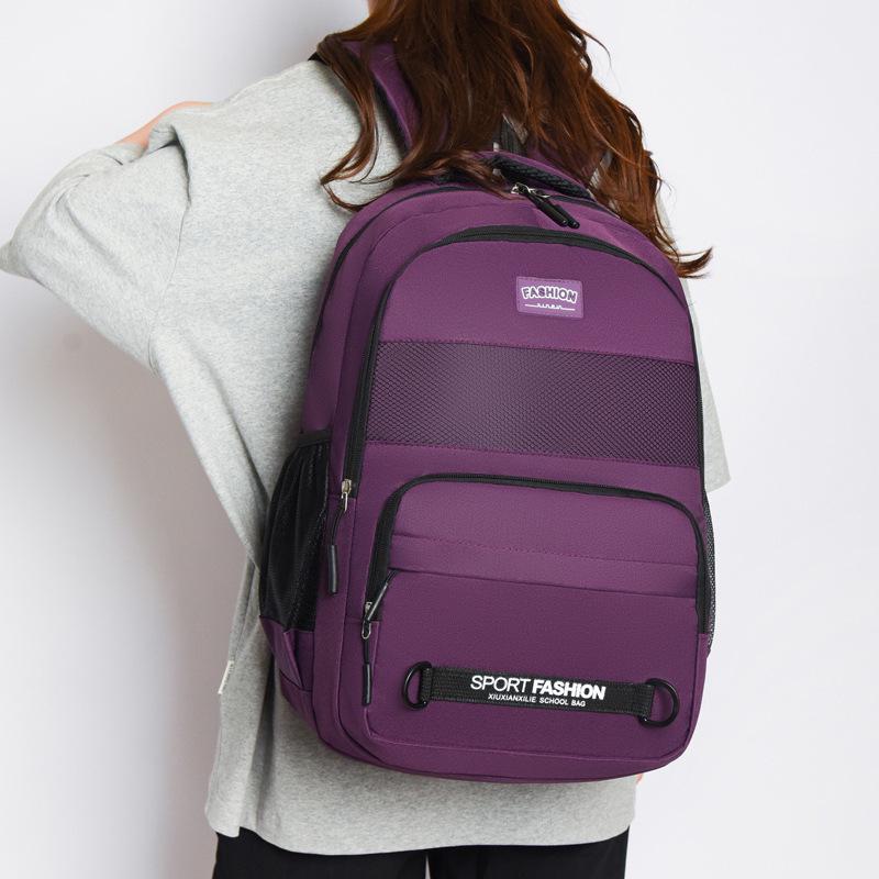 Water-Resistant Korean Style Backpack for Students - Large Capacity, Lightweight Computer Pack for Middle, High School & College