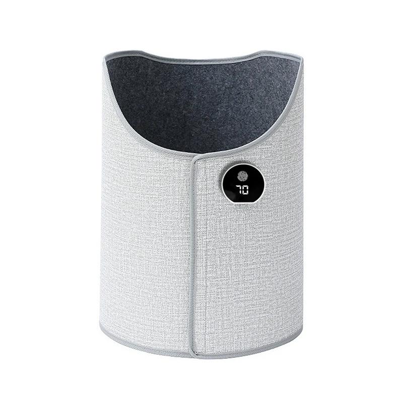 

Under Desk Electric Leg Warmer 5-Level Adjustable Ergonomic Wrap Space Heater Quiet Compact Heating Pad for Home Office серый