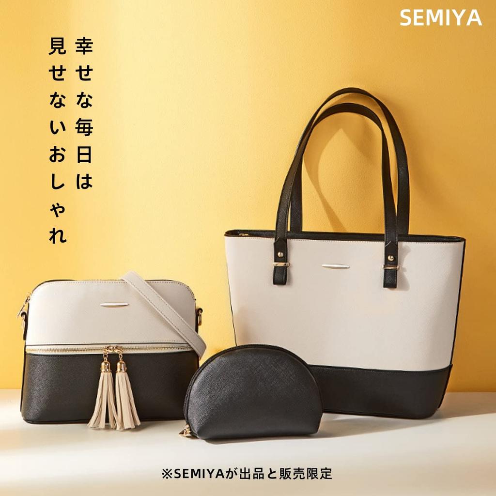 SEMIYA Tote Shoulder for Perfect for and Large Capacity Storage Bag, Bag, Handbag, Women, Commuting, School, Business,