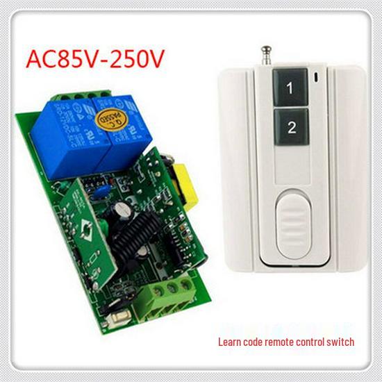AC 220V Wireless Remote 2-Load Power Switch with 10A Relay Output
