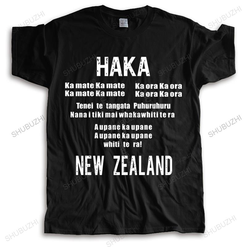 New Arrived Men Tshirt Short Sleeve Haka TEXT Words Mens Womens New Zealand All Rugby Fashion Cotton Brand Teeshirt Homme S разноцветный