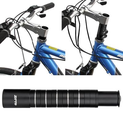 Rallonge de hauteur de potence de fourche de vélo Adaptateur universel pour rehausser le guidon Alliage d'aluminium Entretoise de hauteur Accessoires pour VTT Vélo de montagne