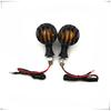 2/4 PCS Motorcycle Plastic Retro Grill Bullet Flasher Amber Turn Signal Indicator Light Lamp For Kawasaki Harley Honda Suzuki