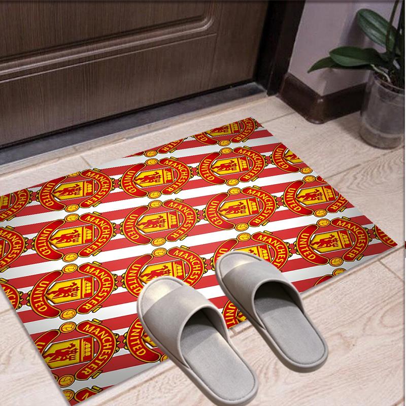 Tappeto con Fantasia Manchester United F.C., Tappetino da Interno/Esterno, per Picnic, Sala Giochi, Camera da Letto, Ufficio, Soggiorno, Tappeto Decorativo per la Casa, Regalo di Compleanno