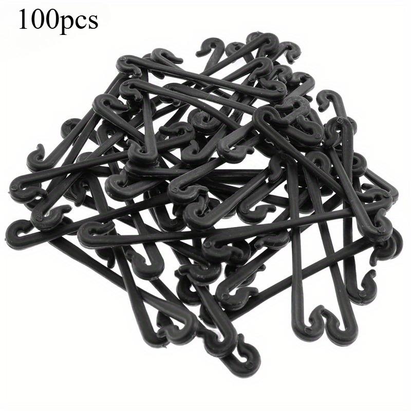 50/100pcs Plant Vine Tied Buckle Kiwi Grape Vine Fastening Clip Vegetable Flower Fixed Lashing Hook Trellis for Climbing Plants