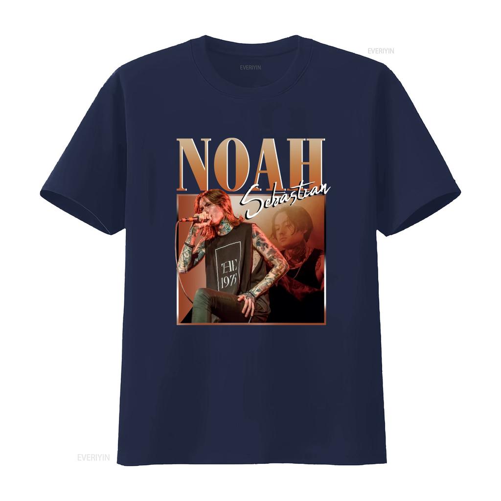 Noah Sebastian Vintage 90s T Shirt Merch Bad Omens Retro Homage Bootleg vintage Washed Casual homme designer clothes Stylish