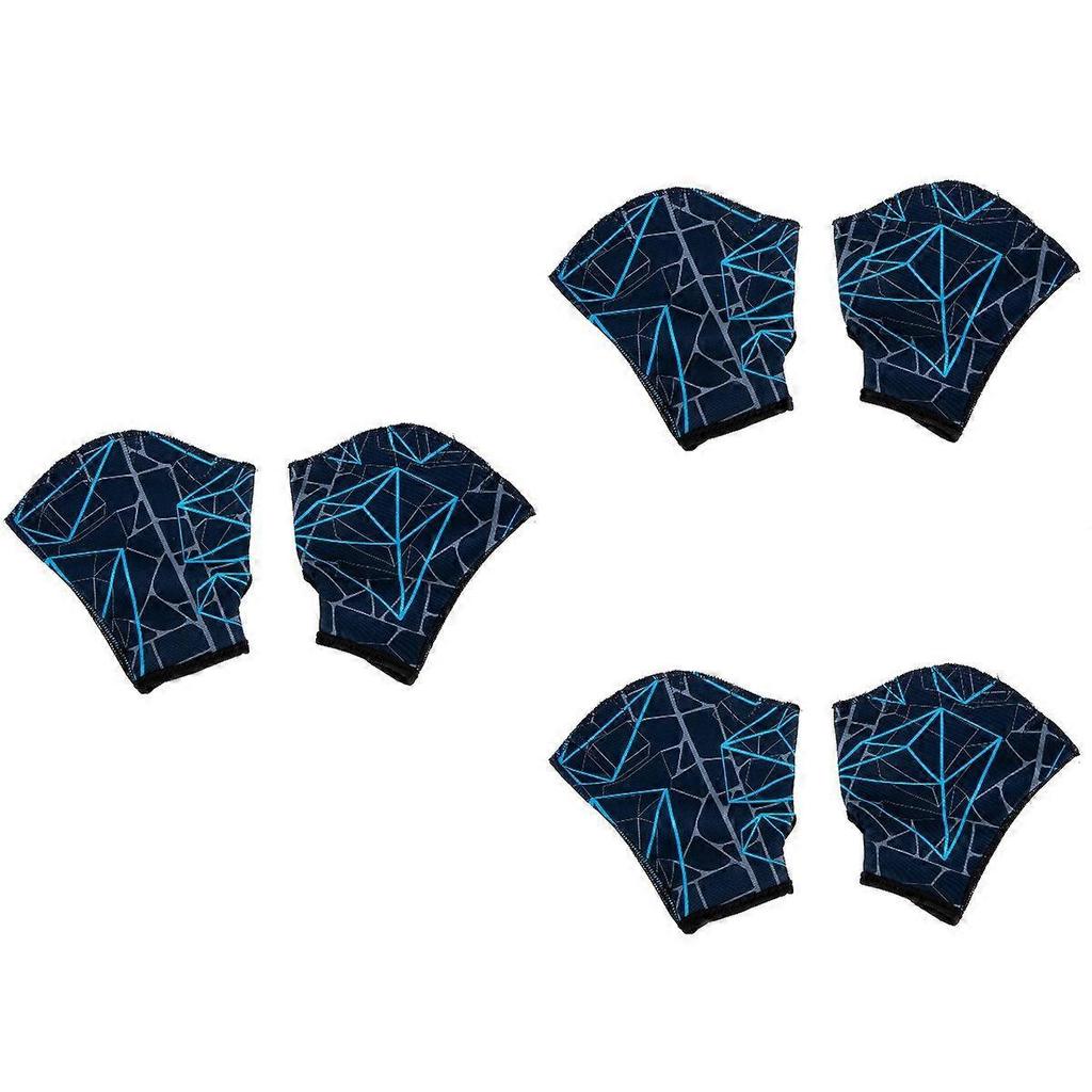 Water Gloves Swim Training Gloves for Swimming 3Pairs Set