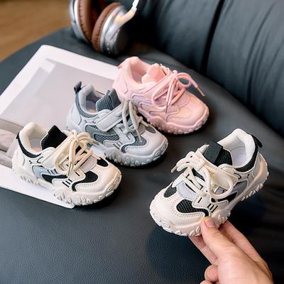 1-5 Jahre altes Baby Sportschuhe Jungen und Mädchen Schuhe Mesh atmungsaktiv 2025 Herbst neu weichsohlige Kinder Papa Schuhe
