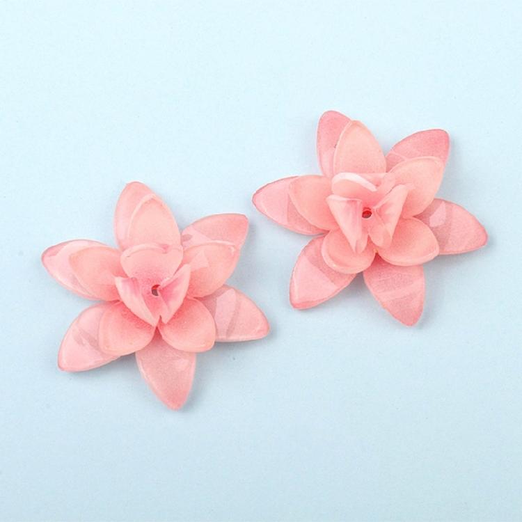 5 Stück Harzblumen-/Blattverzierungen Schmuckherstellung Zubehör Haaraccessoires Kits