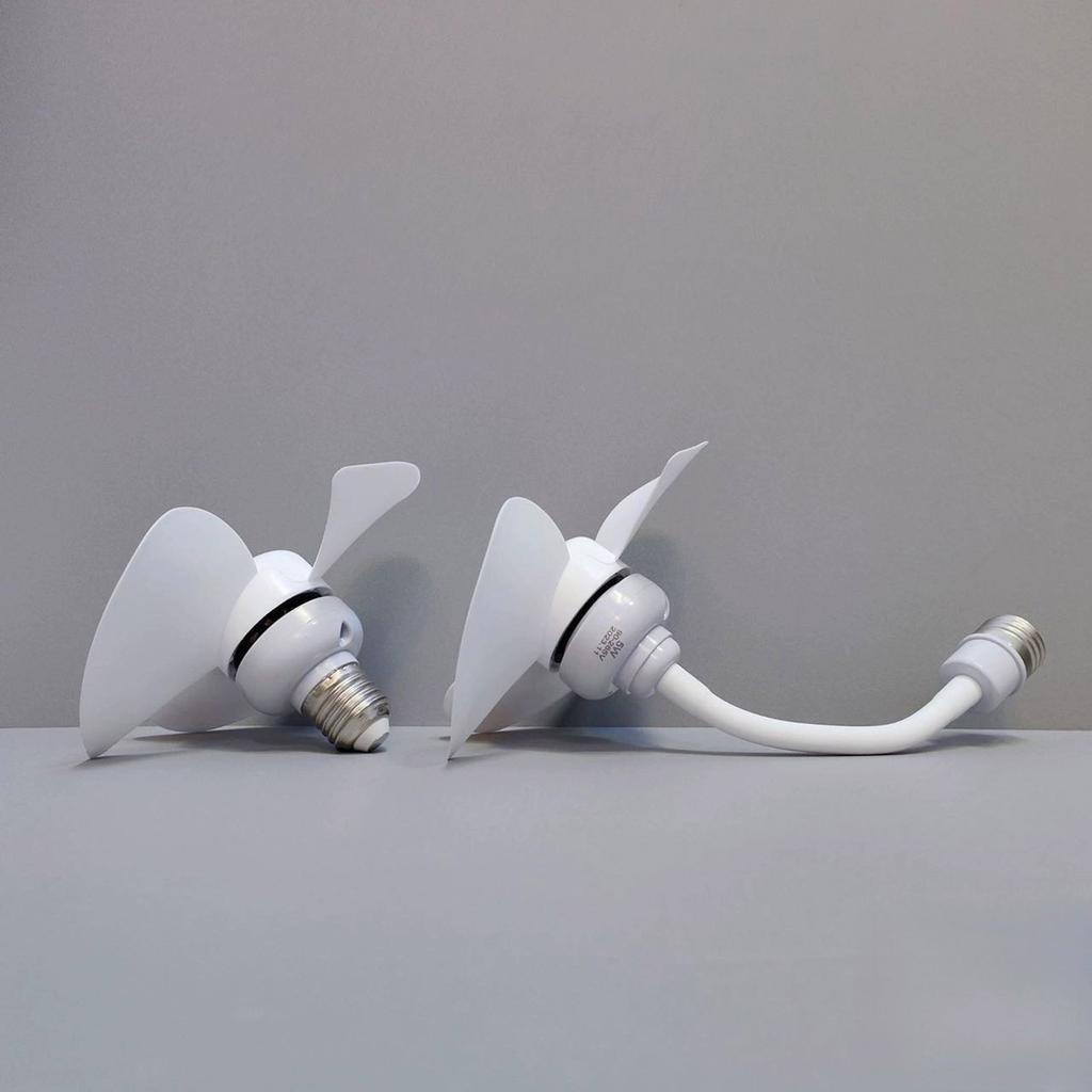 6inch Small Fan E27 Interfaces Cooling Fan Low Noise 10W Power Household Student Dormitory Fan for Bedroom Offices