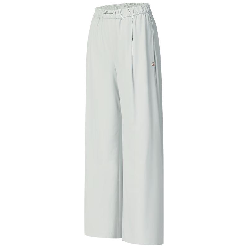 FILA Women s Loose Wide-Leg Woven Pants L
