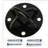 4-Hole Ceiling Mount Plate Aerial Yoga Hammock Swing Dance Chair Heavy Duty Steel Bracket With Screws
