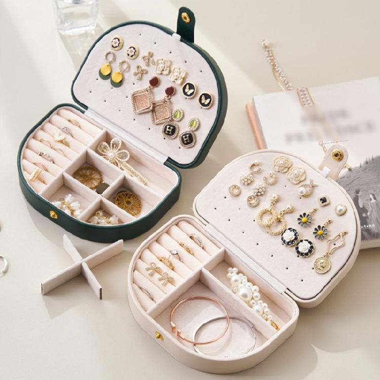 Practical Sturdy Leather Jewelry Container Drawers Home Accessory Portable Decoration for Collectors and Enthusiasts