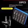 3/8 Inch Hex Allen Bit Socket Set Sturdy Metric Drive Drill Sockets Tool Kit for Professional Electrician Maintenance Work