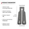 Car Headrest Hook Suede Rear Seat Hanging Dual Storage Hanger For Alfa Romeo GT Stelvio F1 Brera Volante Tonale Gloria Disco
