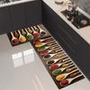 Waterproof Spices Kitchen Carpet Anti-fouling Spices Rug Skin Friendly Spices Kitchen Mat  Kitchen