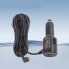 3.4meter Angled USB C Car Charger USB 5V Outputs Intelligent Power Allocation Compatible for Dashcams Mobile Devices