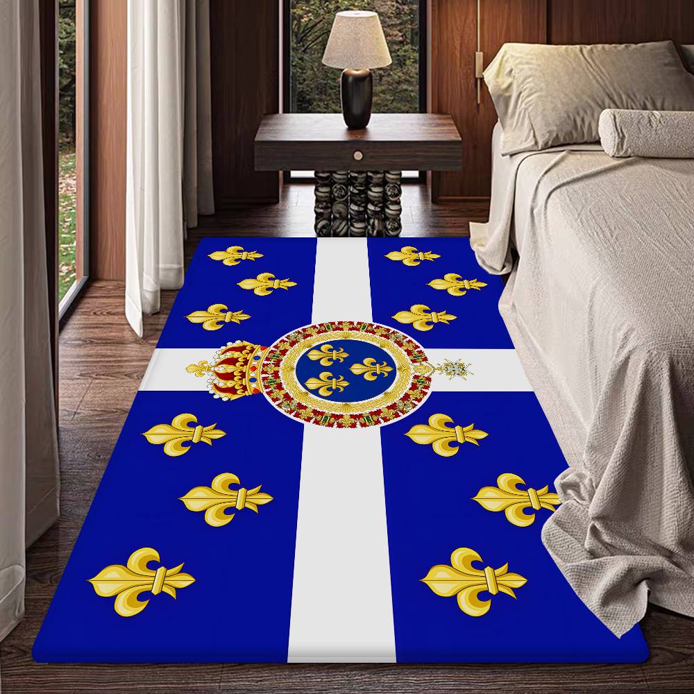 Napoleon Coat Of Arms Bathroom Mat Retro Multiple Choice Living Room Kitchen Rug Non-Slip Bedside Mats