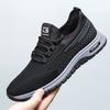 Spring new fly-woven sports shoes breathable mesh one-pedal medium cloth shoes outdoor fitness sports men's shoes