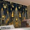 2D Flat - 2D Flat - 2D Flat Print 1pc Tapestry Golden Art Deco Cityscape Wall Hanging for Home Decor Background Cloth Wall Decor, Wall Covering, for L