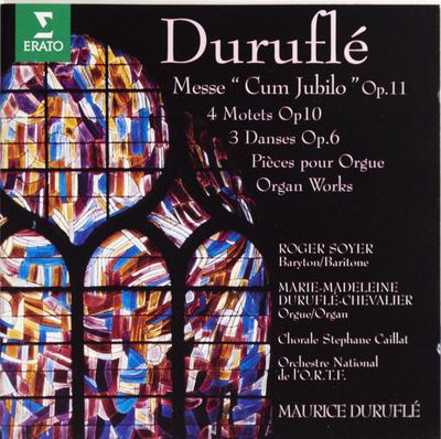 CD DURUFLE, SOYER; CHEVALIER - Durufle: Messe Cum Jubilo 4509985262 Erato 1995 Frankreich Klassik Gebraucht