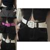 White Dress Elegant With Unique Belt Decoration In Simple Modern Style Women For