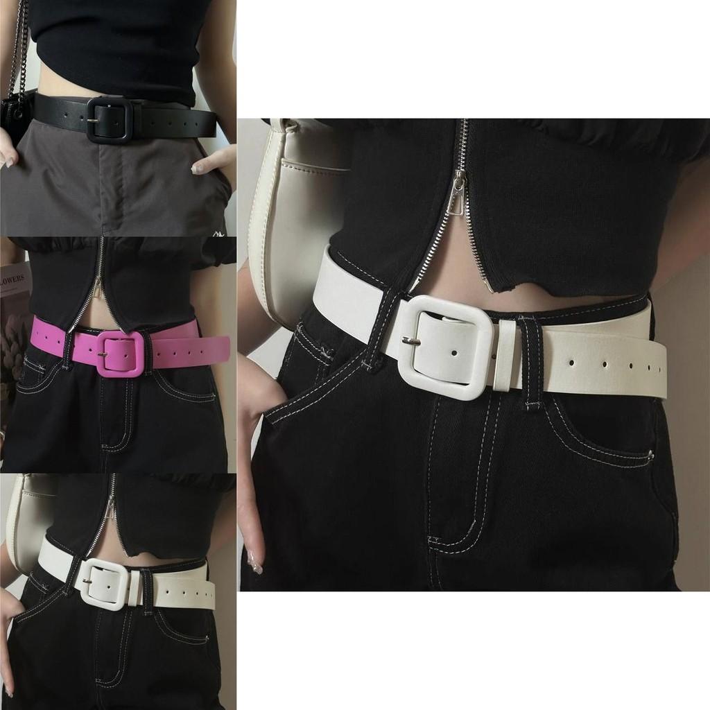 White Dress Elegant With Unique Belt Decoration In Simple Modern Style Women For