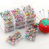 400/100PCS Sewing Pins Straight Pin Pearlized Ball Head Quilting Pins Multicolor Stick Pins for Fabric DIY Crafts