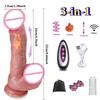 Wireless 4 In1 Automatic Telescopic Dildo Vibrator Big Realistic Penis Adult Sex Toy for Women Consolador Vagina Massager Climax