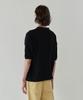 KNITTED Coolever Pk Short Sleeve Knit Tee Black