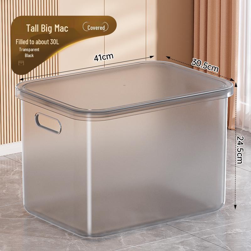 Clear Plastic Storage Box for Toys, Snacks, and Clothes 