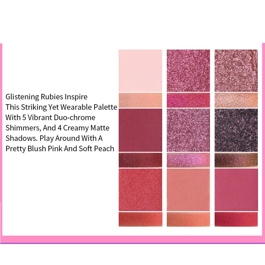 9 Colors Shimmer Matte Eyeshadow Palette Fashion Makeup Soft Texture Pigments Eyeshadow Palette