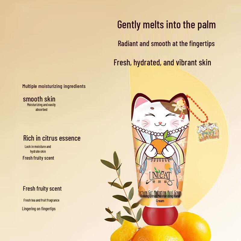 UNI CAT Green Tea Citrus Moisturizing Hand Cream Duo (2x40g)
