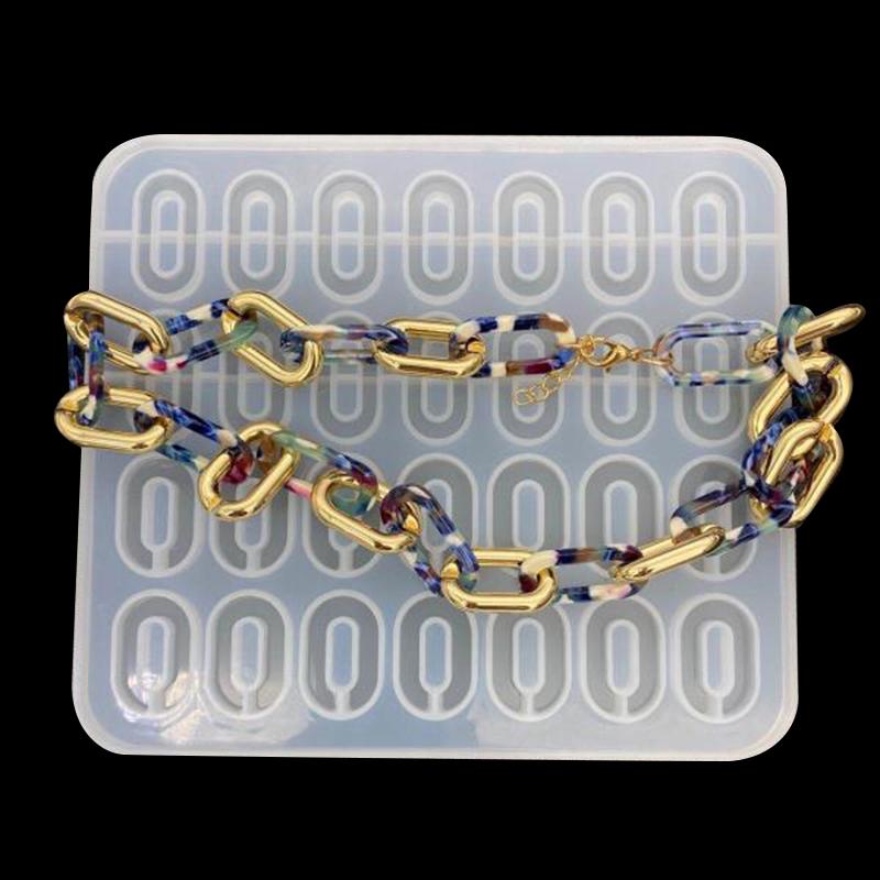 Silicone Resin Bracelets Necklaces Pendant Epoxy Mold DIY Jewelry Making Molds