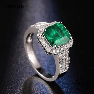 Lindon Classic Copper Alloy Zircon Ring Ladies Jewelry Wedding Promise Party Gift